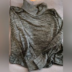 Banana Republic cow sweater top in grey
